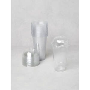 Ensemble de 14 verres jetables 640ml tasse à emporter et couvercle - Product Image 1