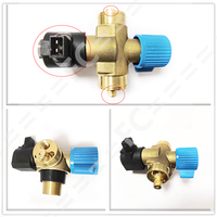 Válvula para Cilindro de GNC FCT QF-9T con Bobina Solenoide de 12V CC, 20MPa, Alta Presión, Latón Forjado, Cierre Automático, Válvula para Tanque de GNV