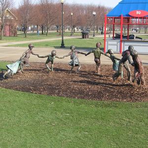 Популярная секс-статуя в натуральную величину для мальчиков и девочек, Прыгающая лошадь, скульптура D & Z - Product Image 3