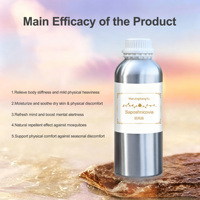 Huile Essentielle Naturelle de Saposhnikovia Divaricata 100% Pure, Extraction Supercritique au CO2, Rafraîchissante pour l'Esprit, Huile Anti-Moustiques