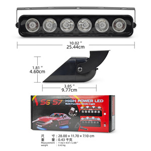 Feu d'avertissement stroboscopique <span class=keywords><strong>LED</strong></span> <span class=keywords><strong>pour</strong></span> éclairage extérieur automobile conçu <span class=keywords><strong>pour</strong></span> les véhicules d'urgence Affichage de pare-brise Utilisation en <span class=keywords><strong>voiture</strong></span> - Product Image 3