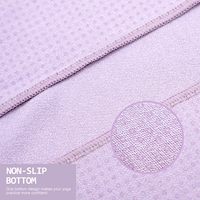 Serviette en microfibre en gros d'usine, impression personnalisée, serviette de yoga et de gym avec poignées, super absorbante, pour le Pilates et le yoga
