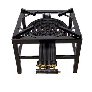 Réchaud à gaz GPL portable haute <span class=keywords><strong>pression</strong></span> pour extérieur, brûleur unique en fonte pour camping-car et usage domestique - Product Image 1