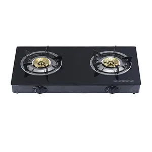 Portable Gas Stove Cooker 2 Burner Cooking Cooktop Dual Fuel 2 Burner Stove Cooktop