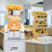 Genade Automatische Sinaasappelsapmaker Machine Met Kraan: Efficiënte Commerciële Citrusafzuiger Voor Versheid