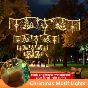 Luz Decorativa LED con Motivo de Calle Cruzada para Exteriores, Navidad, Ramadán, Festividades - Product Image 1