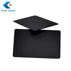 <span class=keywords><strong>Carte</strong></span> de visite professionnelle en PVC noir mat avec paiement NFC RFID et contrôle d'accès, étanche pour usage hôtelier - Product Image 2