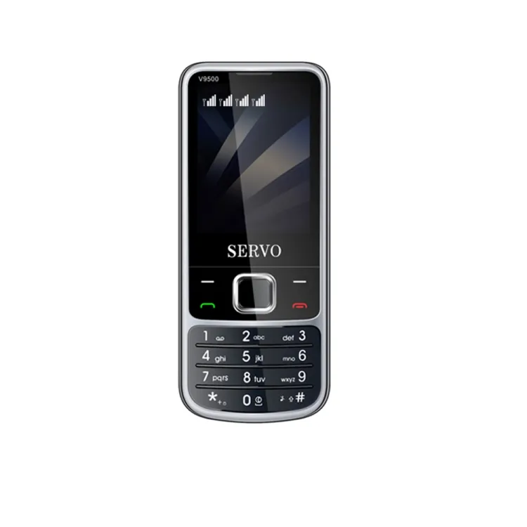 Fabbrica all'ingrosso SERVO originale V9500 telefono cellulare, 21 tasti chiave inglese 2.4 pollici 800mAh GSM cellulare smart Phone