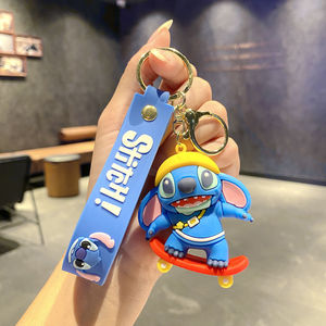 Gantungan Kunci Boneka Stitch Kartun, Gantungan Kunci Stitch Street Stitch Baru, Hadiah Kecil Game City, Grosir - Product Image 6