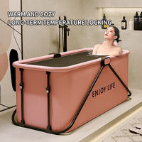 Baquet froid gonflable portable sans installation bain de glace adulte pliant personnalisé piscine de récupération bain de plongée dans la glace bain froid bain à remous