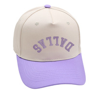 Gorra de Béisbol Deportiva de Algodón con Estructura de Logotipo Bordado en 3D Personalizado, Gorra de 5 Paneles para Hombre