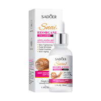 Série de soins de la peau à base d'escargot en gros SADOER Crème au collagène recombinant