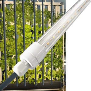 Tube LED de culture pour plantes, micro-pousses et légumes, étanche IP65, forme en V, spectre complet, à poser - Product Image 1