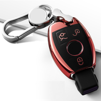 Protecteur de clés de voiture pour Mercedes, étui, coque de protection, en TPU chromé, de haute qualité, pour modèles A C E R M classe CLA GLA, pièces