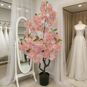 Nouvelles décorations florales pour mariage, fleurs artificielles, arbre de <span class=keywords><strong>cerisier</strong></span> artificiel, arrangements floraux, articles de décoration, coffrets cadeaux pour femmes - Product Image 5