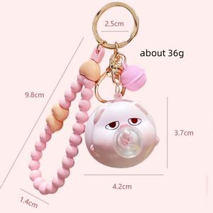 New Arrivals Cute Japanese Anime Bubble Blowing Animal Personalized <b>Key</b> <b>Chain</b> Bag Pendant Accessories Creative Gifts Keychain - Product Image 4
