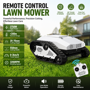 Cortadora de Césped Eléctrica Industrial para Bricolaje, Compatible con Tractores y ATV, Control Remoto, Capacidad Todoterreno, Motor de 48V 100CC, Batería de Litio - Product Image 1
