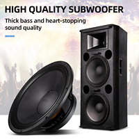 Haut-parleur de scène portable 15 "Biner D825 et haut-parleur PA pour une utilisation audio professionnelle et haut-parleur audio