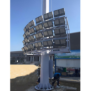 15M 18M 20m 24M 25M 30m 35m Acero galvanizado Luz de inundación al aire libre Fútbol Cancha DE TENIS Estadio Poste de luz de mástil alto - Product Image 1