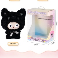 Peluche Éducative IA pour Enfants 8-13 Ans, Design Doux, Hauteur 31-50cm, Anti-Stress en Maille, Emballage Cadeau