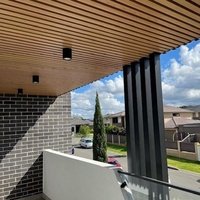 Panneaux de revêtement de mur et de plafond, vente directe d'usine, maison extérieure, bois, mur de support, décoration extérieure 3d, panneaux