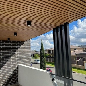 Tấm Ốp Trần & Tường WPC Bán Trực Tiếp Từ Nhà Máy Tấm Ốp Trang Trí 3d Ngoài Trời Bằng Gỗ Hình Cổng Vòm Nhà Ở - Product Image 3