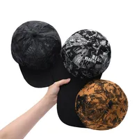 Gorra Snapback Urbana con Estampado de Grafiti, Gorra de Béisbol Unisex Moderna de Estilo Hip Hop con Visera Plana y Parche de Cuero con Letras, Gorras de Skateboard