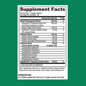 פרטי התווית לנקות את אובדן משקל שליטה הנוסחה קפסולות l-carnitine גלולות הרזיה שומן צורב קפסולות - Product Image 2