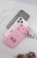 Casing Ponsel Panel Belakang Kaca Fashion untuk iPhone 17 12 13 14 15 16 Pro Max 17 Air Dengan Pelindung Lensa Kaca HD