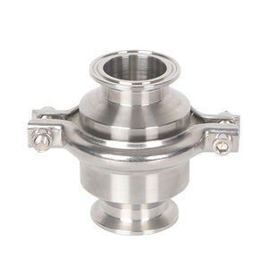 วาล์วตรวจสอบแบบติดตั้งเร็วทางเดียว สแตนเลสสตีล 304 316L สำหรับงานสุขาภิบาล - Product Image 1