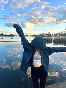 <span class=keywords><strong>Veste</strong></span> à capuche imperméable pour hommes et femmes, avec fermeture éclair, respirante, à la mode, équipement de sport de plein air, patchwork chauffant d'hiver - Product Image 2