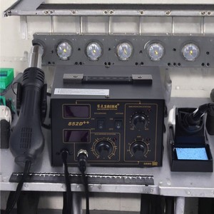 Saike 852d ++ 2 trong 1 BGA trạm làm lại súng nóng Trạm Hàn 220V/110V sắt Hàn hàn nhiệt Súng - Product Image 2