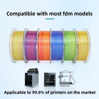 L'imprimante 3D utilise 1 kg de filament PLA, un matériau plastique de 1,75 mm, pour imprimer de manière précise avec des consommables de qualité linéaire.
