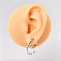 Punk acier inoxydable hétéromorphe escargot oreille jauges de poids balancent boucle d'oreille Piercing extenseurs civières corps Piercing bijoux