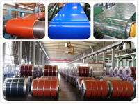 Fabrication en usine de produits en acier revêtus de couleur PPGI et prépeints en bobine pour tôle de toiture en métal