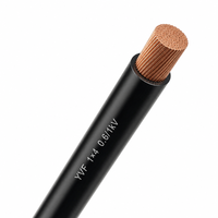 Câble d'alimentation flexible YVF 1 conducteur 0,6/1 kV, conducteur en cuivre, isolation en PVC, gaine en nitrile pour équipement industriel mobile 1*4