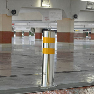 304 acciaio inox ingegnere grado acqua riflettente riempibile con la luce palo verticale dissuasore traffico barriera di sicurezza stradale - Product Image 6