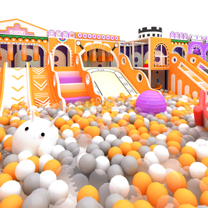 <span class=keywords><strong>Parque</strong></span> <span class=keywords><strong>de</strong></span> Atracciones Infantil Interior <span class=keywords><strong>de</strong></span> Grado Comercial con Trampolín Suave y Toboganes - Product Image 2