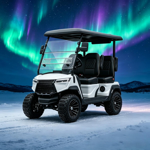Carrito de Golf Eléctrico para Espacios de Ocio, con Suspensión de Doble Horquilla, para Uso en Carreteras No Públicas, con Certificación DOT, CE y EEC - Product Image 1