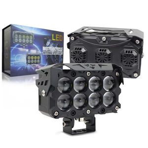 ไฟหน้ามอเตอร์ไซค์ LED 8 เลนส์ 45W พร้อมพัดลมระบายความร้อน สำหรับดัดแปลง/อัพเกรด ขายส่งจากโรงงาน - Product Image 2