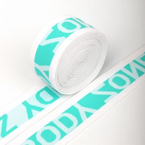 Factory Direct Sales Jacquard Elastic <b>Webbing</b> Tape Band for Underwear Waistband Garment - Product Image 2