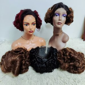 Promotion Letsfly : Perruques Bob 4x4 Lace Closure 12 pouces, Cheveux Humains Vierges 9A, Ondulation Lâche, 210g, Brun Chocolat, Effet Rebondissant, Densité 200% - Product Image 3