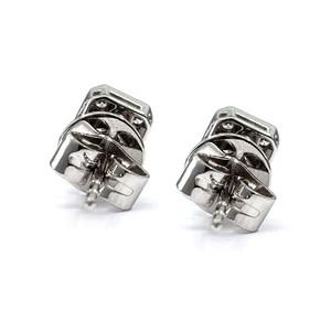 Expédition directe de Hong Kong : Bijoux raffinés et élégants en or blanc 18 carats avec diamant véritable taille brillant, pour fiançailles, anniversaire, mariage et cadeau de fête - Product Image 3