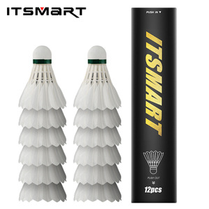 ลูกขนไก่แบดมินตันอิทสมาร์ท 12 ชิ้น อุปกรณ์กีฬาสำหรับฝึกซ้อมทั้งในร่มและกลางแจ้งที่ทนทาน - Product Image 5