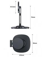 Support de téléphone de bureau de luxe, support magnétique réglable pour téléphone portable/tablette, support paresseux en métal, nouveau pour utilisation sur bureau