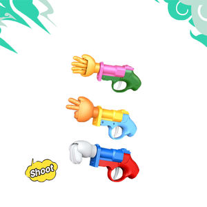 Gran Oferta personalizada al por mayor piedra papel tijeras pistola fiesta clásica batalla juguetes interactivos novedad adivinanza puño pistola para fiestas - Product Image 3