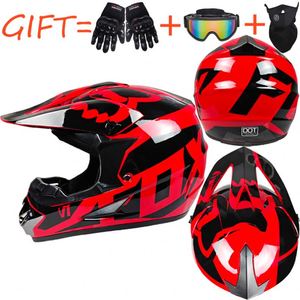 Casque tout-terrain pour karting et VTT, unisexe, toutes saisons, pour le VTT en descente [Offre spéciale : ensemble de trois pièces offert] - Product Image 2