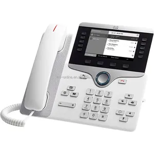 Téléphone IP 8811 série 8800 série de téléphones IP Cissco écran large affichage en niveaux de gris CP-8811-K9 de communication vocale de haute qualité =