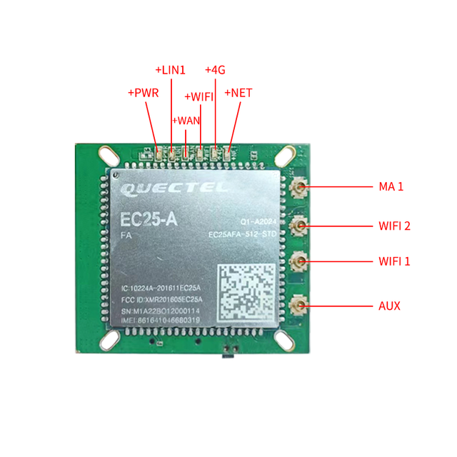 4G LTE Pcb Board 38 Board Modem Router Pcb Based on Quectel EC25 4G Module