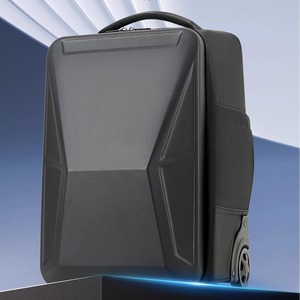 Maleta de Mano Rígida Unisex de 20 Pulgadas, Resistente, para Viajes de Negocios, con Asa Extraíble, en Color Negro, Gris y Plateado - Product Image 2